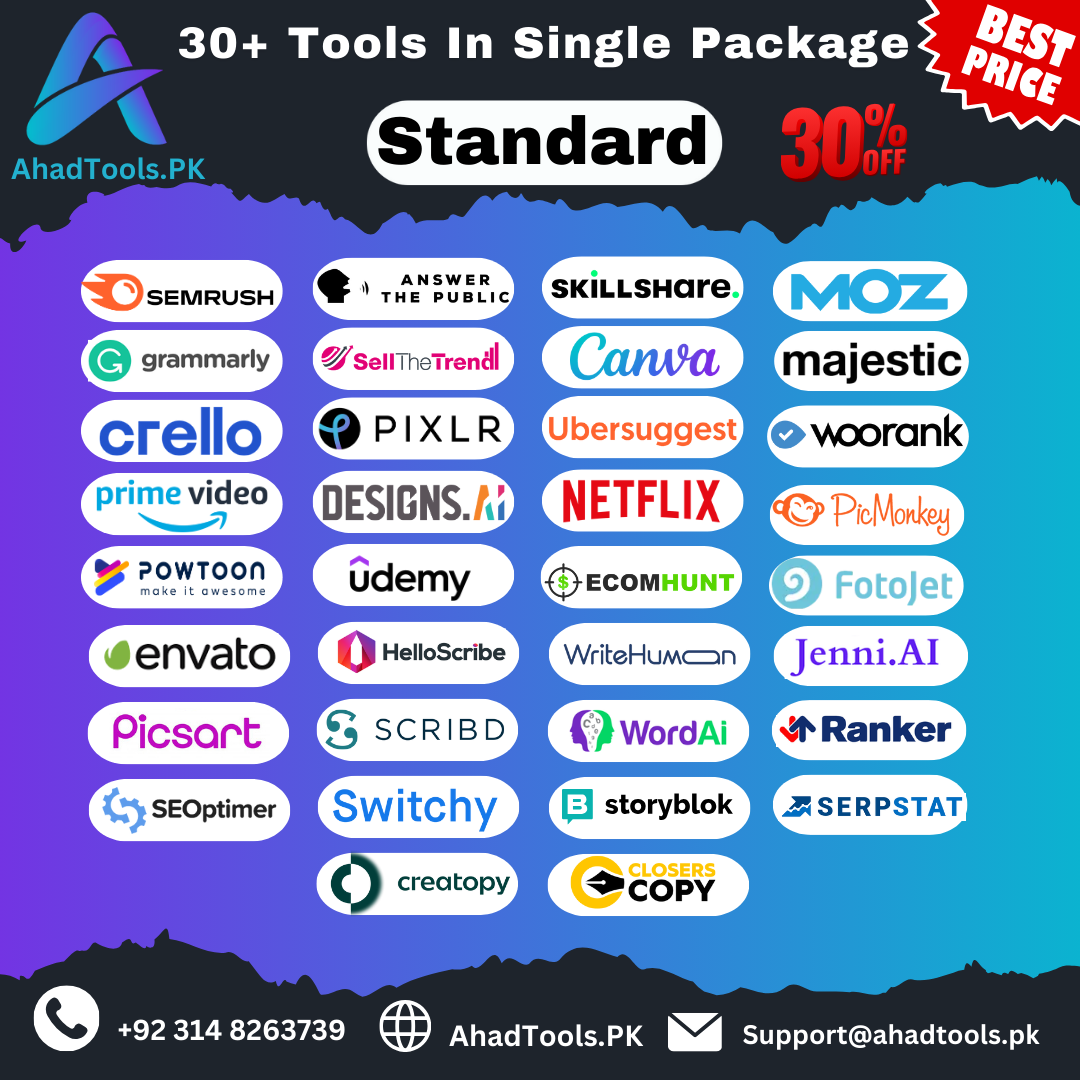 Standard Plan of SEO Tools